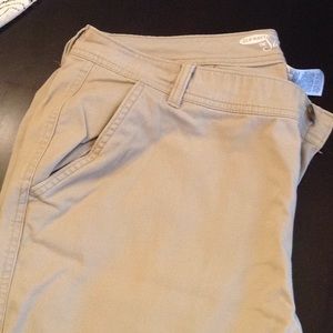 Woman's old navy sweetheart khakis